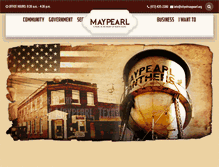Tablet Screenshot of ci.maypearl.tx.us